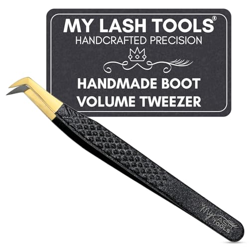 Fiber Tip Eyelash Extension Tweezers (MLT-MYSL-03, 1PC) - color: Mlt-mysl-03