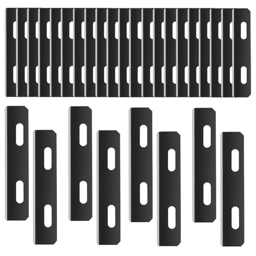 40-Pack 3002-00 Leather Skiver Replacement Blades, for 3025-00 & 3001-00