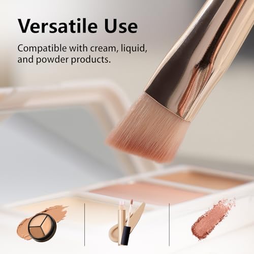Albeaut Triangle Concealer Brushes, Angled Under Eye Concealer Brush - style: Concealer Brush