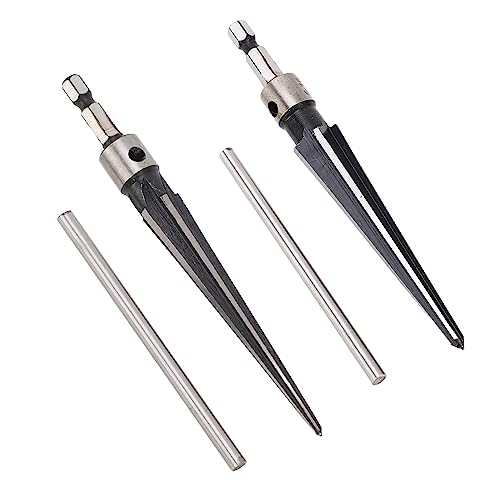Hand Tapered Reamer, 6 Flute 45 Steel T Handle Tool