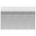 MECCANIXITY 30Pcs Fine Pointed Miniature Paint Brushes(Black #00) - color: Black, size: #00
