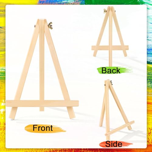 32 Pack 9 Inch Wood Easels, Easel Stand for Painting Canvases - style: 32 Pack