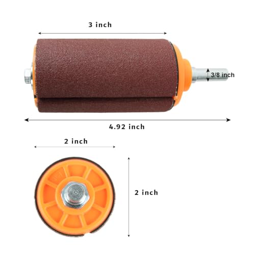 O’Skool 2" x 3" Sanding Drum Kit for Drill Presses and Hand Drills
