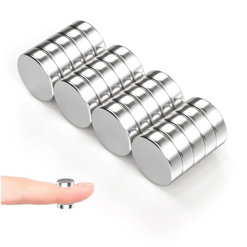 rhinocats 100Pcs Small Strong Magnets，10x2mm Mini Round Rare Earth Magnets for Office, DIY,Fridge, Crafts and Science - size: 10x2mm - 100Pcs
