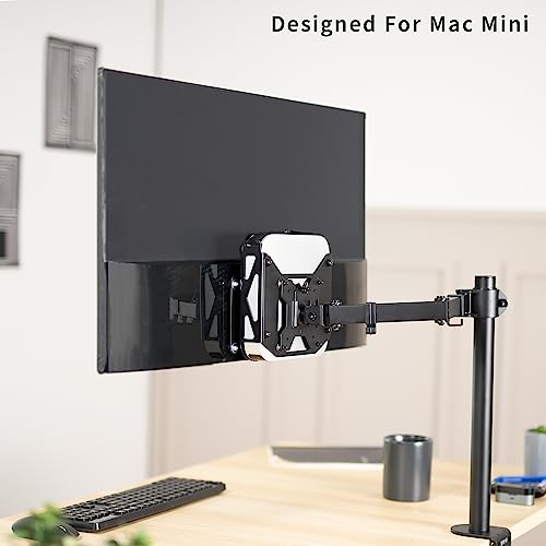 VIVO Black Behind Monitor VESA Mount Designed for Mac mini, Mount-MINI1 - style: MINI1