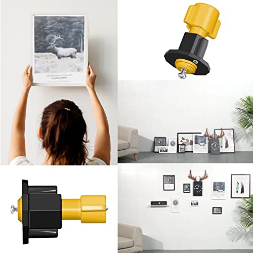 DIKOO Picture Hanging Keyhole Mark Tool with Level and Position Nail kit