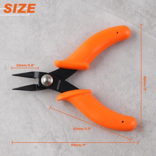 4-Inch Long Nose Pliers Tweezer Nose Specialty Pointed Nose Plier - style: Mini Long Nose Pliers
