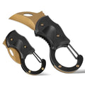 FUNBRO Small Pocket Knife for Men, Edc Knives Tool - color: 1 Pack Gold