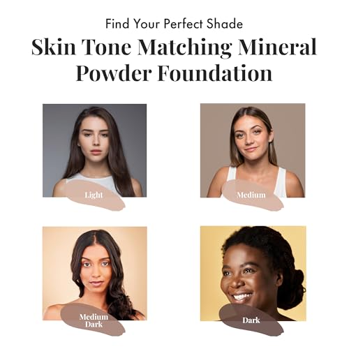 Magic Minerals Powder Foundation 2pc Set by Jerome Alexander - Dark - color: 04 Dark