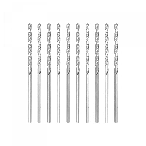 uxcell 10Pcs 2.05mm HSS(High Speed Steel) W6542 Micro Drill Bits - size: 2.05x59mm