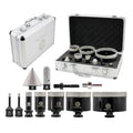 FOCSTOL Diamond Drill Bits Set 11PCS, 1/4"-4" Tile Hole Saw Kit - size: KIT10