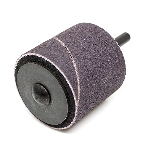 Benchmark Abrasives 1.5" x 1.5" Aluminum Oxide Abrasive Spiral Bands for Rotary Tools, Drum Sleeves for Sanding Deburring Blending Polishing on Metals Plastic Wood Rubber (10 Pack) - 80 Grit - style: 80 Grit
