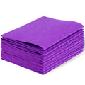 10Pcs Felt Sheets Fabric, 7" x 11" Soft Felt Squares for Craft, 1mm(Purple) - color: Purple