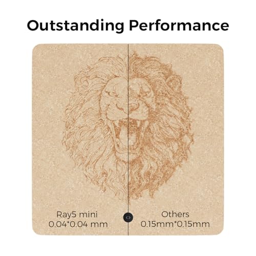 LONGER Ray5 Laser Engraver, 3500mW Portable Engraving Machine,130×140mm