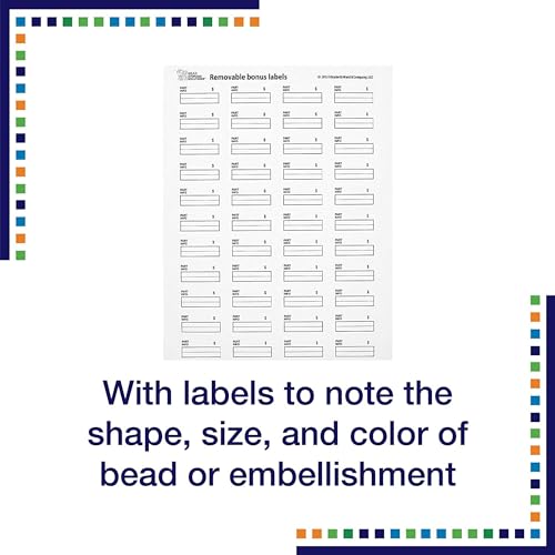 Elizabeth Ward Bead Storage Solutions 45 Piece Assorted Organizer, Clear - style: 45-Piece