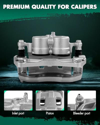 SCITOO Front Left Disc Brake Caliper With Bracket 19B3349 - size: Front Driver[19B3349]