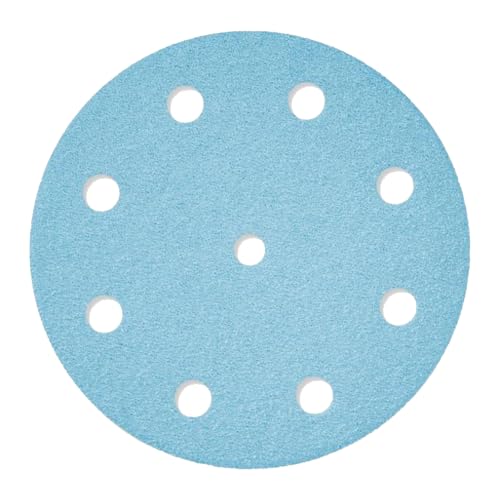 100 Pack Abrasive Sanding Discs 497170 Granat P150 Grit 5-Inch (125mm) Diameter Fit for Festool RO 125, ES 125, ETS 125, ETSC 125, ETSC 2 125, ES-ETS 125, ES-ETSC 125, ETS EC 125, LEX 125 - size: 497170