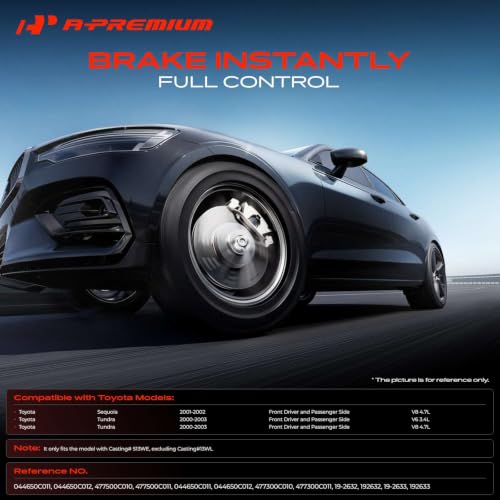A-Premium Front Left and Right Side Disc Brake Caliper - style: Casting# S13WE Front Driver and Passenger