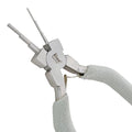 The Beadsmith Micro Wire Looping Pliers – Create 6 Sizes (Ranging 1-4mm) of Loops & Jump Rings, 6" long (150mm), Polished Steel Head & Cushioned Comfort Handle - size: 1-4mm Micro Wire Looping Pliers