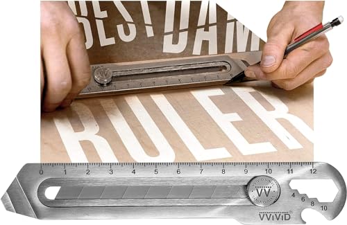 VViViD Best Damn Knife - Utility Blade - Guiding Tip, Stainless Steel Utility Blade and Multi-Function - style: Utility Blade