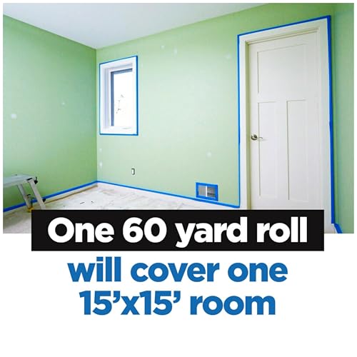 ScotchBlue Original Multi-Surface Painter's Tape 1 Inch Wide, 6 Rolls - size: 0.94" Width, style: 6 rolls