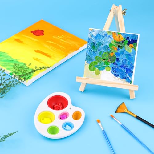 32 Pack 9 Inch Wood Easels, Easel Stand for Painting Canvases - style: 32 Pack