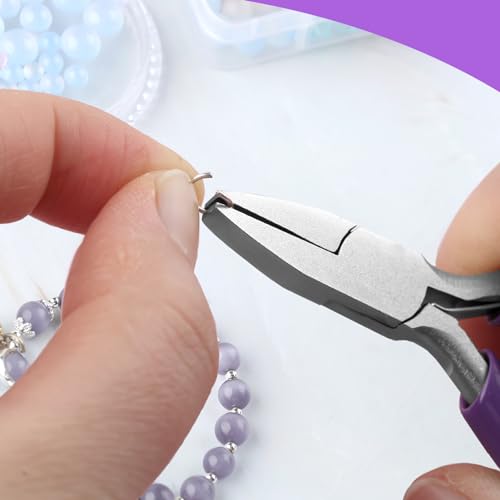 Mini Flat Nose Pliers 3 Inches Duckbill Pliers Miniature Pocket Plier Mini Precision Pliers For Jewelry Making Bending Wire Small Object Gripping Diy Craft Hobby Supplies - style: Flat Nose Pliers