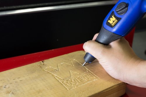 WEN 21C Variable Speed Electric Engraver Kit with Stencils,Blue - color: Blue
