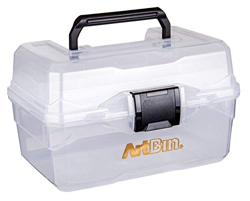 ArtBin Small Project Box with Lift-Out Tray, Clear