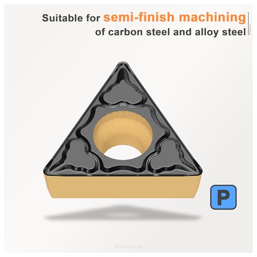 TCMT32.52(TCMT16T308) Turning Insert for Steel Semi-Finish Tools 10pcs - size: TCMT 32.52-PM