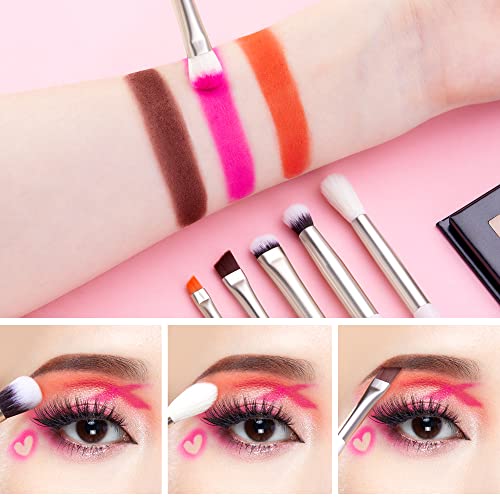 Jessup Eyeshadow Brushes Set for Blending, Eyeliner, Eyebrow 15pcs T294 - color: B-Blushing Bride