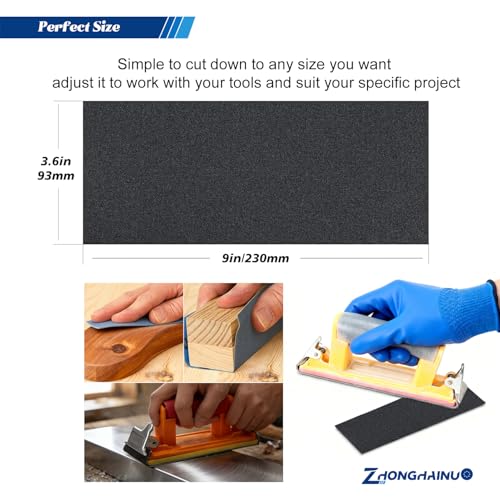 21-Sheets 220 Grit Sandpaper, 9 x 3.6 Inch Wet Dry Sand Paper Assortment Pack, Silicon Carbide Abrasive Sanding Sheets for Automotive Car Paint Metal Wood Furniture Crafts Polishing - size: 9x3.6 inch, style: 220Grit 21 Pcs