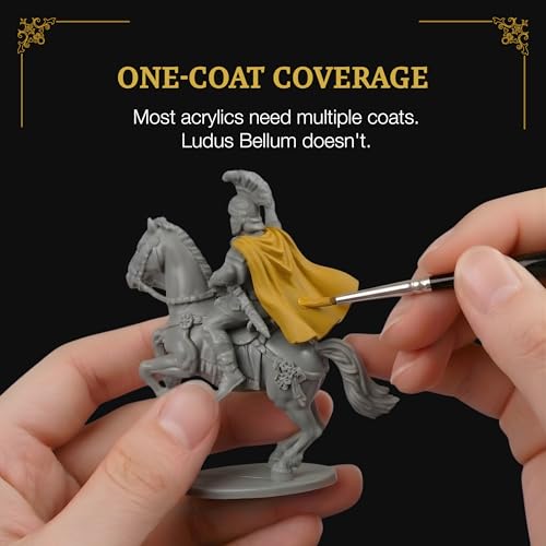 Ludus Bellum Miniature Paint Yellow Color 18ml Precision Dropper Bottle - color: Yellow