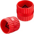 Pipe & Tube Deburring Reamer, Inner-Outer Chamfer Tool, Red