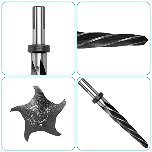 1/2" Reamer Bit for Steel Metal,1/2" Bridge Construction Reamer Drill Bit - size: 1/2 in, style: 1PCS