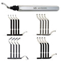 AFA Tooling Deburring Tool, 21 M2/M35 Blades, CNC Anodized Aluminum Handle - style: 21 Mixed Blades Kit