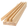 Wood Strips 1/4"x 1" x 17.5", 20 PCS Wood Planks Slats Trim for Wall - size: 1/4x1x17.5 inch-20 PCS