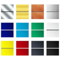 Laser Engraving Blank ABS Double Color Plastic Sheet (12 Color) - color: 12 Color