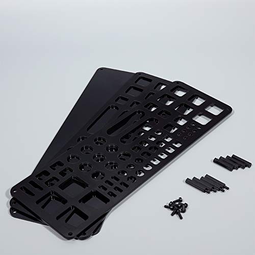 OLYCRAFT Mold Making Tools Storage Box Gunpla Tools Storage Box Model Building Tool Organizer 63 Holes Shelf Craft Tools Rack Stand for Tools Storage