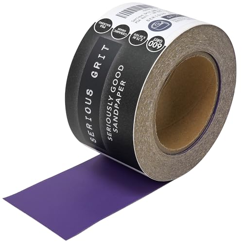 Serious Grit - P600 Grit Ceramic Adhesive Sandpaper Roll - 2.75" x 20 Yard - size: 600 Grit