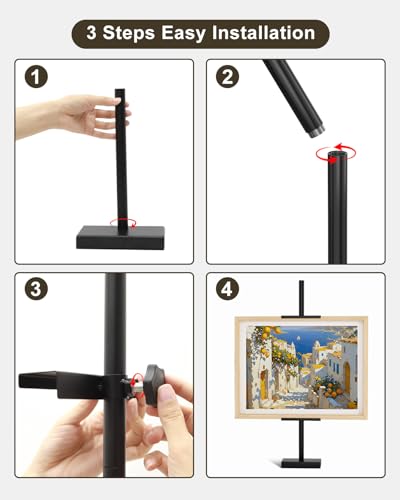 Adjustable Tabletop Easel Stand, 29" H Black 2 Pack - color: Black 2Pack