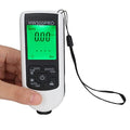 2024 Paint Thickness Gauge, Digital Coating Paint Depth with Portable Rope, Paint Thickness Meter Automatic Shutdown Function Paint Coating Meter for Outdoor (White) - color: White