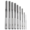 9pcs HSS Chucking Reamer Set, 2-10mm Straight Flute Lathe Reamer, H8 Tolerance Milling Finishing Tool