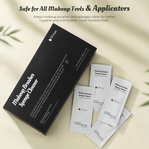 DUcare Makeup Brush Cleaner, Beauty Sponge Cleansing Solution 13.6 Fl Oz - color: I-Cleanser-400ml