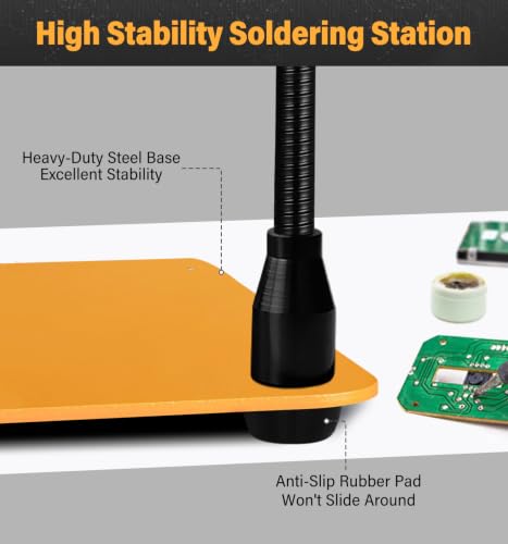 Helping Hands Soldering Station Magnifying Glass PCB Holder Tool - size: Medium