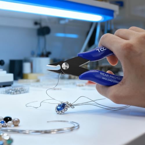 Small Wire Cutters Micro Flush Cutter Snips Zip Tie Cutter - size: 1 Pack