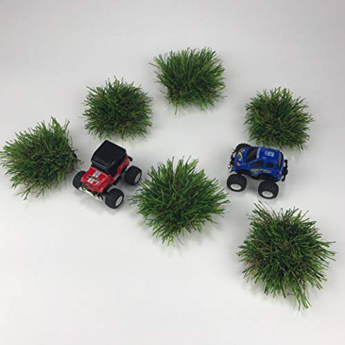KuGuo Mini Artificial Grass Mats, 12 Pack, Early Summer Grass - color: Early Summer Grass, size: 12PCS