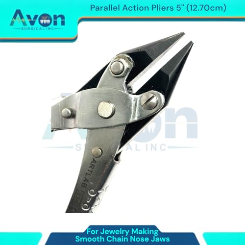 Essential Jeweler Parallel Pliers - Wire Bending, Wire Shaping, Beading, Jewelry Repair Parallel-Action Pliers | Apply Even Pressure Every Time. ((#J12+#J13+#J14) - Set of 3) - style: (#J12+#J13+#J14) - Set of 3