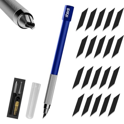 Stedi All Metal Craft Hobby Knife Kit, Model Hobby Making Tools - color: Blue