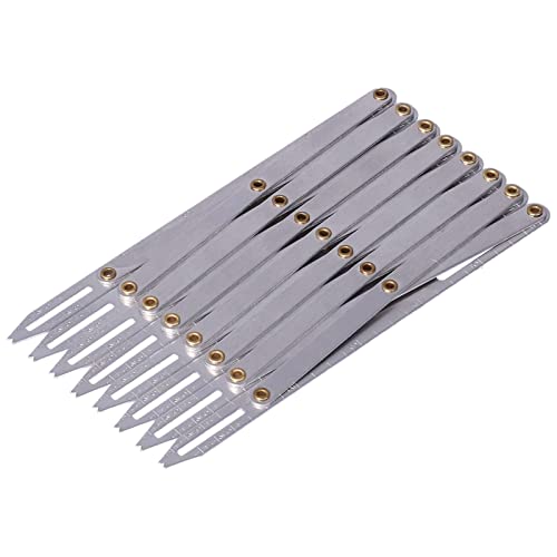 Expanding Sewing Gauge, Aluminum Buttonhole Spacer Expanding Crafting Sewing Gauge Ruler, Multifunctional Equidistant Measuring Marking Tool